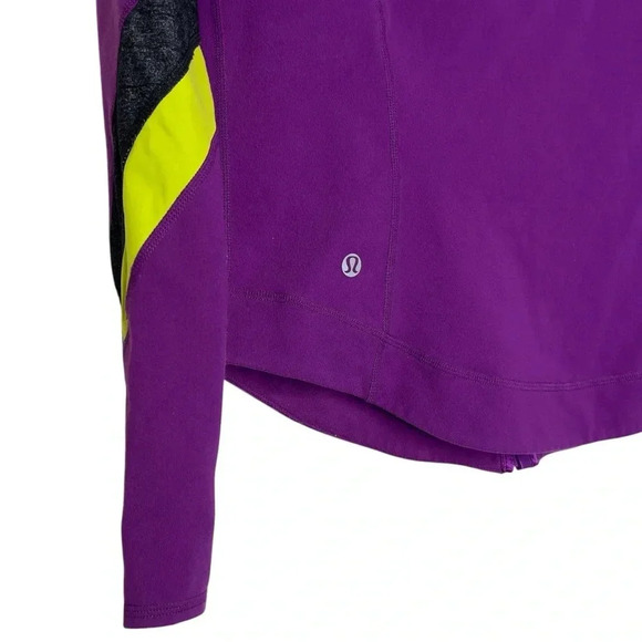 Lululemon Athletica Half Moon Purple Full Zip Jacket in Potion Purple Size 12 - Picture 10 of 10